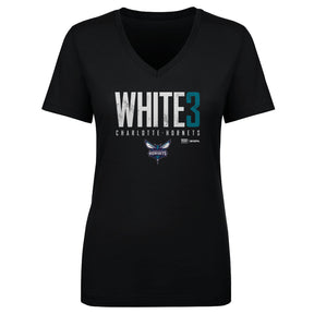 Coby White Women's V-Neck T-Shirt | 500 LEVEL