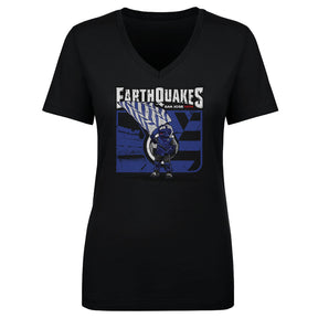 San Jose Earthquakes Women's V-Neck T-Shirt | 500 LEVEL