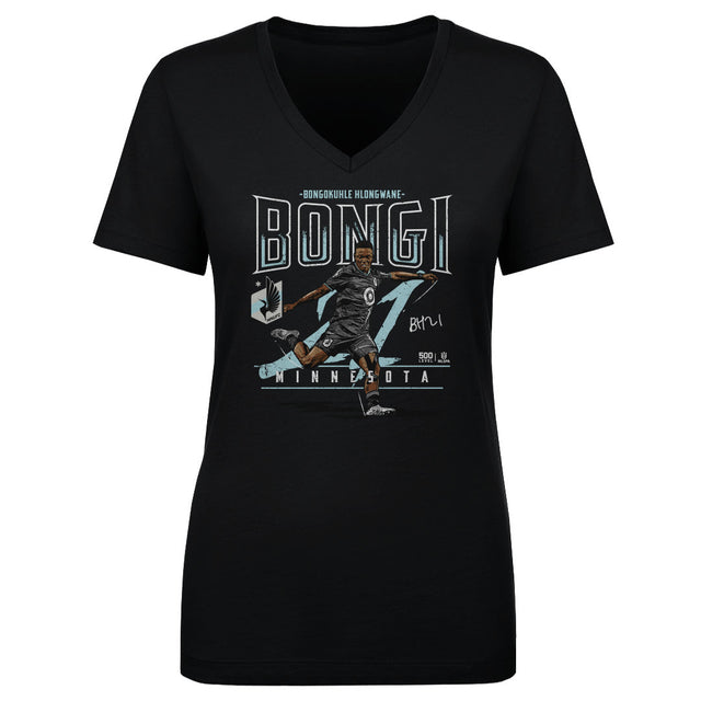 Bongokuhle Hlongwane Women's V-Neck T-Shirt | 500 LEVEL