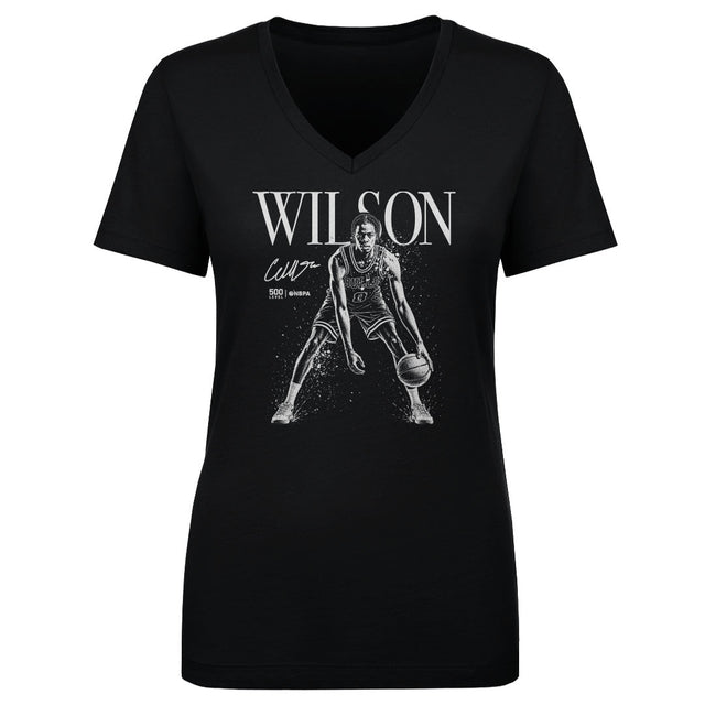 Caleb Wilson Women's V-Neck T-Shirt | 500 LEVEL