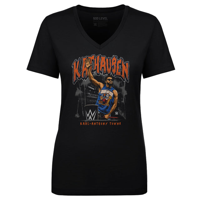 Karl-Anthony Towns Women's V-Neck T-Shirt | 500 LEVEL
