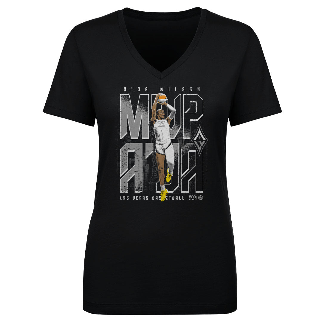 A'ja Wilson Women's V-Neck T-Shirt | 500 LEVEL