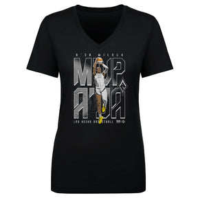 A'ja Wilson Women's V-Neck T-Shirt | 500 LEVEL