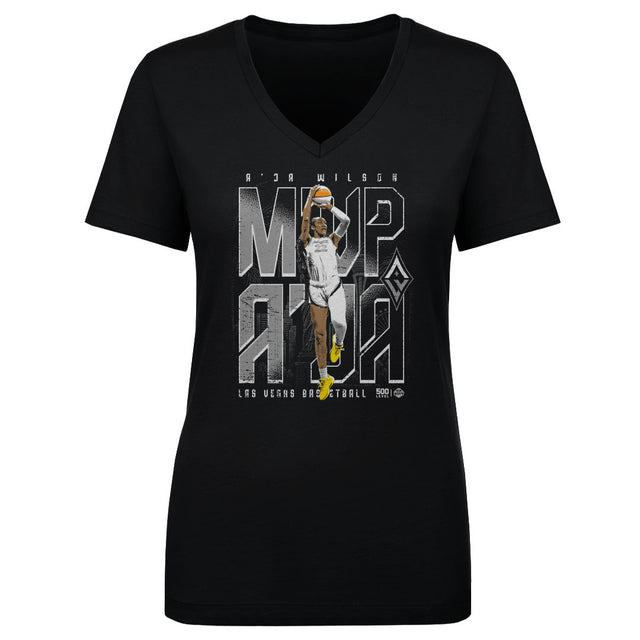 A'ja Wilson Women's V-Neck T-Shirt | 500 LEVEL
