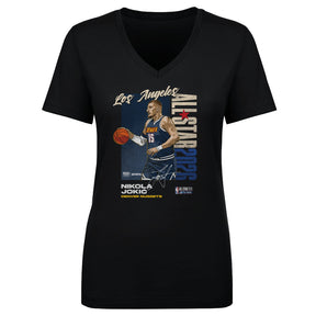 Nikola Jokic Women's V-Neck T-Shirt | 500 LEVEL