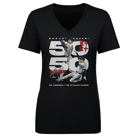 Shohei Ohtani Women's V-Neck T-Shirt | 500 LEVEL