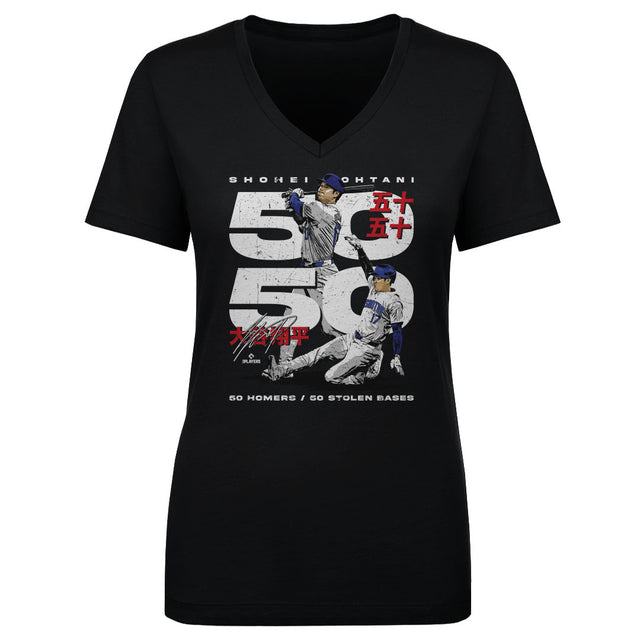Shohei Ohtani Women's V-Neck T-Shirt | 500 LEVEL