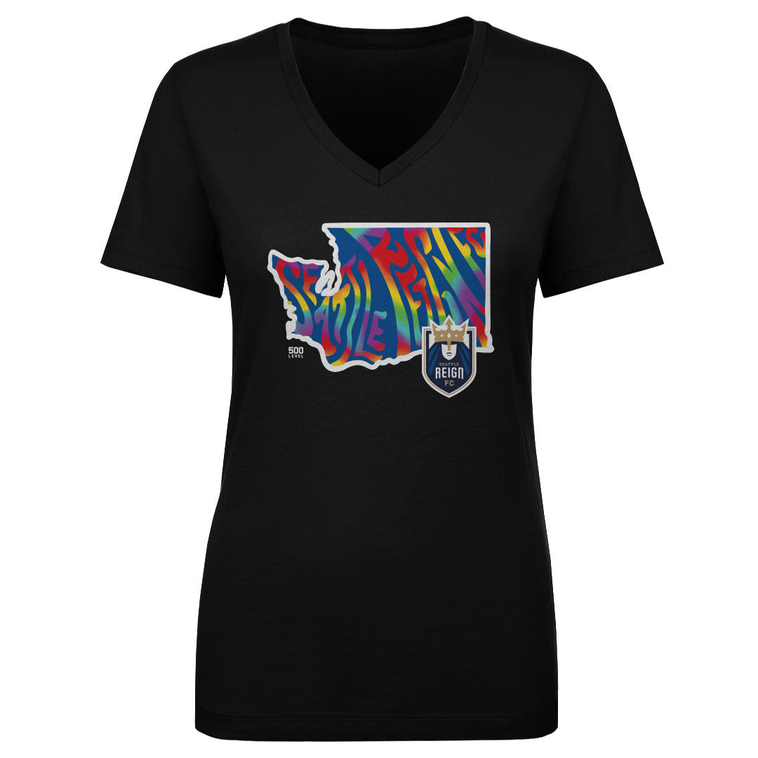Seattle Reign FC Women's V-Neck T-Shirt | 500 LEVEL