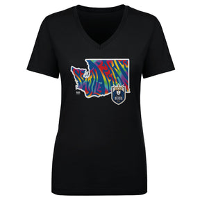 Seattle Reign FC Women's V-Neck T-Shirt | 500 LEVEL