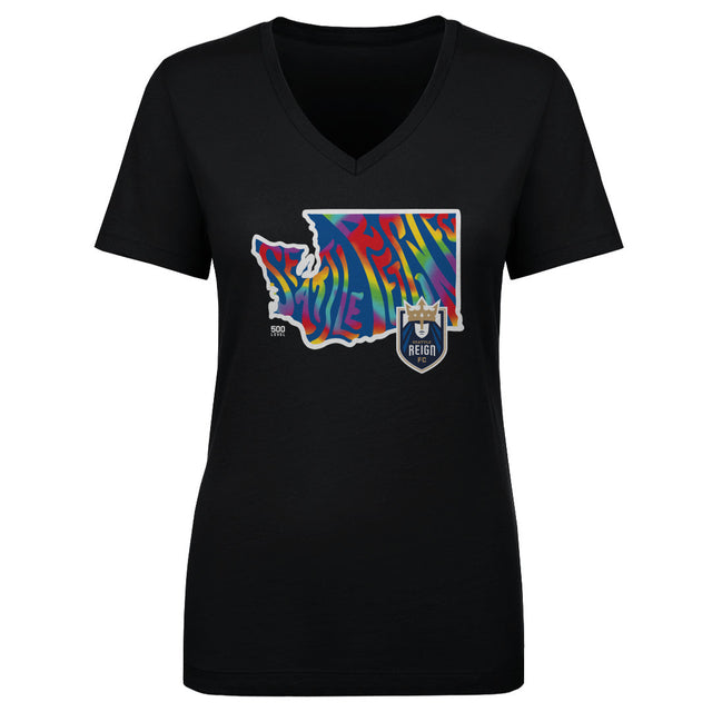 Seattle Reign FC Women's V-Neck T-Shirt | 500 LEVEL