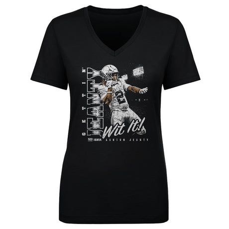 Ashton Jeanty Women's V-Neck T-Shirt | 500 LEVEL