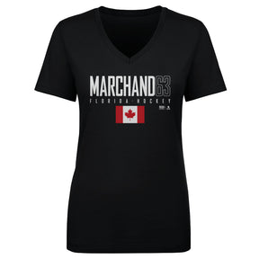 Brad Marchand Women's V-Neck T-Shirt | 500 LEVEL