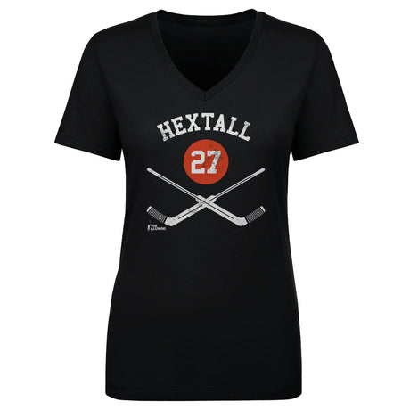 Ron Hextall Women's V-Neck T-Shirt | 500 LEVEL