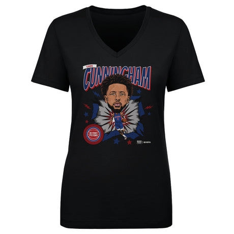 Cade Cunningham Women's V-Neck T-Shirt | 500 LEVEL