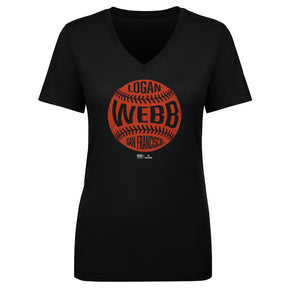 Logan Webb Women's V-Neck T-Shirt | 500 LEVEL