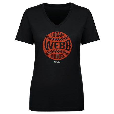 Logan Webb Women's V-Neck T-Shirt | 500 LEVEL