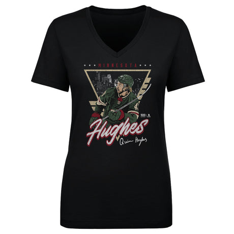 Quinn Hughes Women's V-Neck T-Shirt | 500 LEVEL