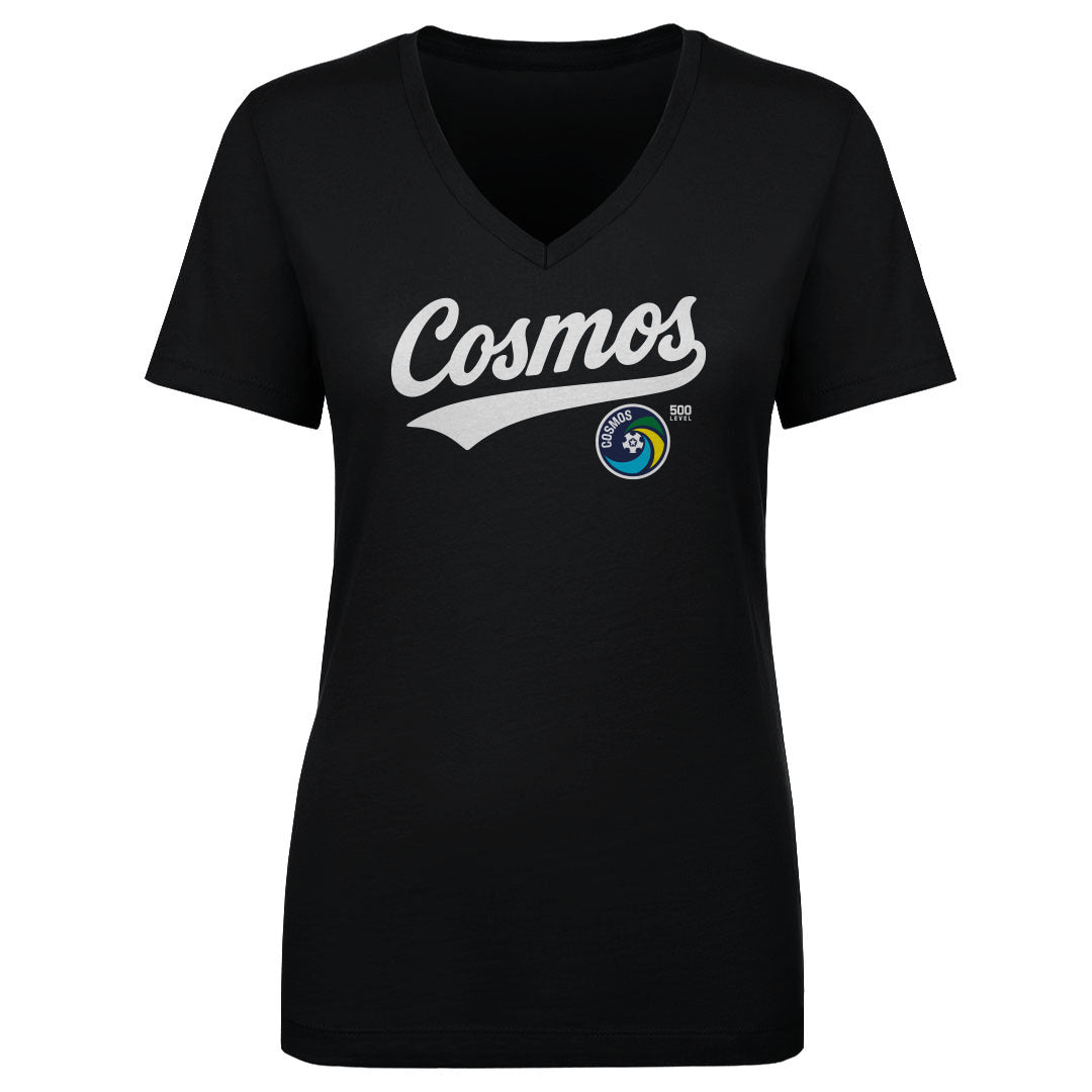 New York Cosmos Women's V-Neck T-Shirt | 500 LEVEL