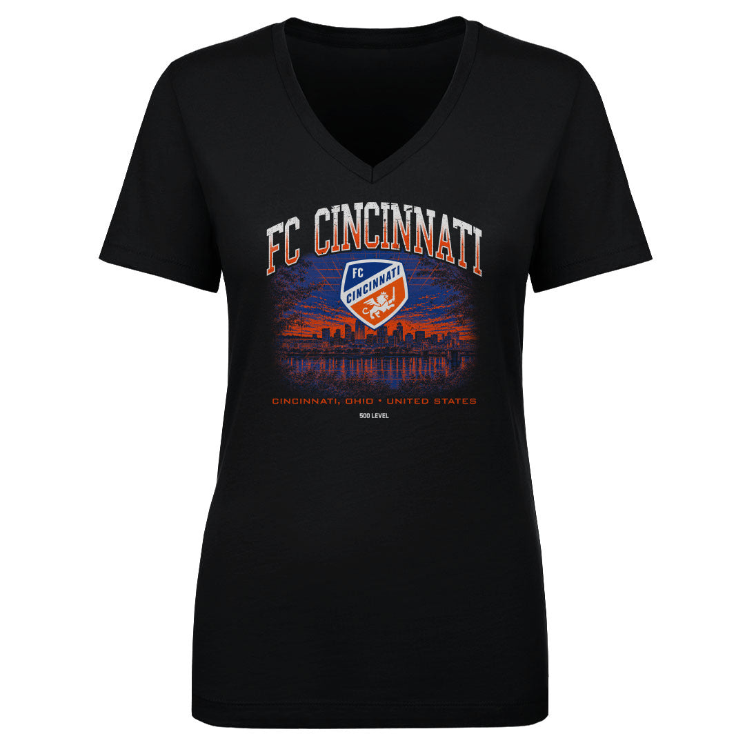 FC Cincinnati Women's V-Neck T-Shirt | 500 LEVEL