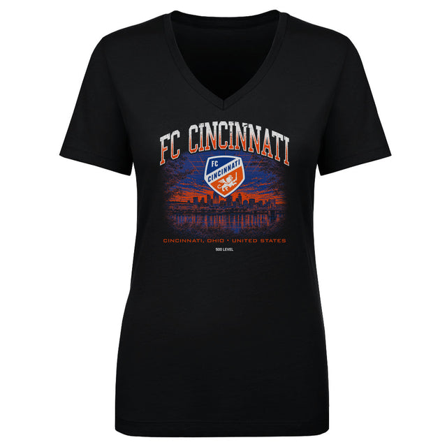 FC Cincinnati Women's V-Neck T-Shirt | 500 LEVEL