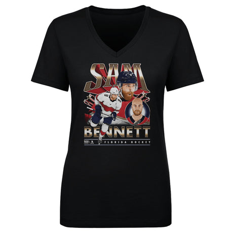 Sam Bennett Women's V-Neck T-Shirt | 500 LEVEL