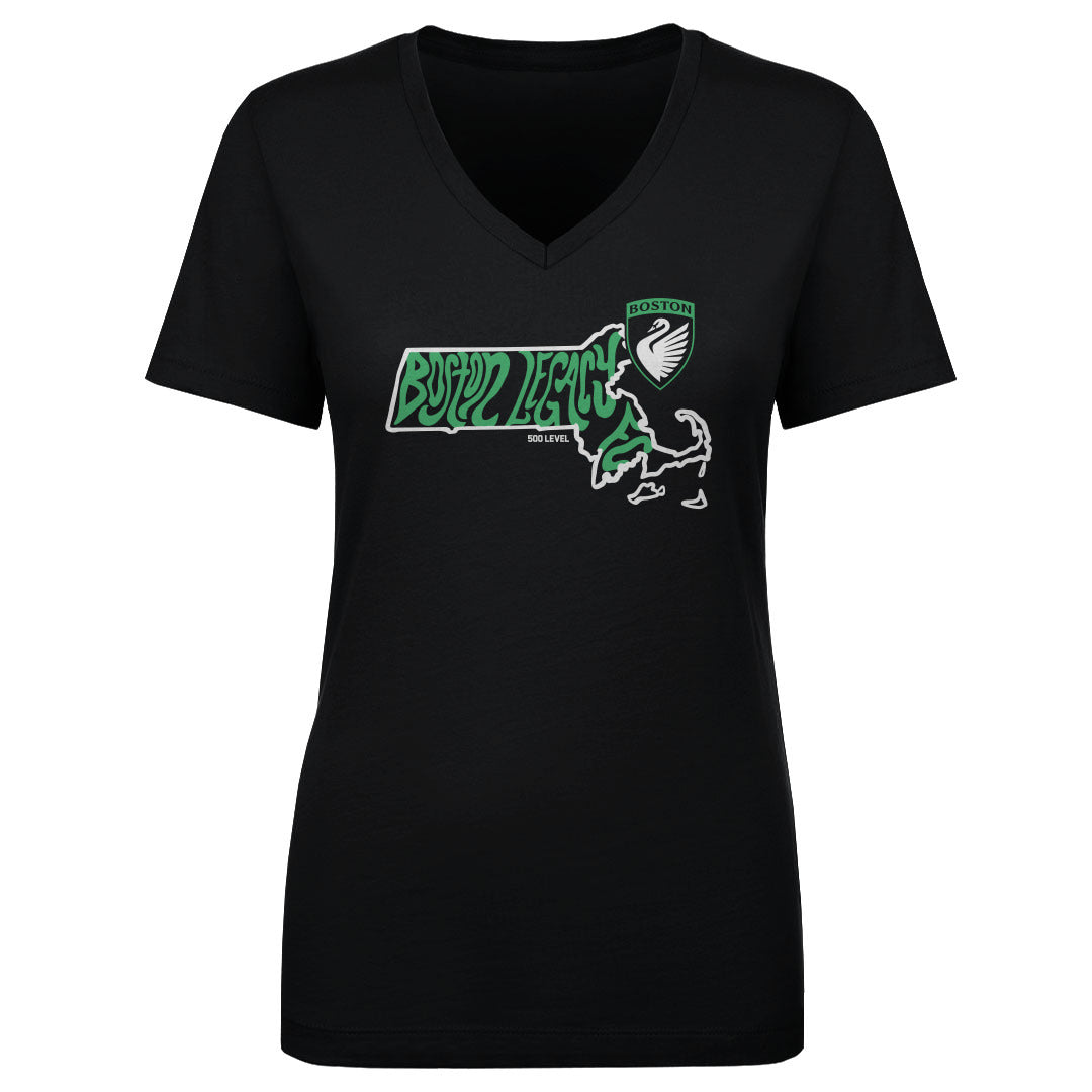Boston Legacy FC Women's V-Neck T-Shirt | 500 LEVEL