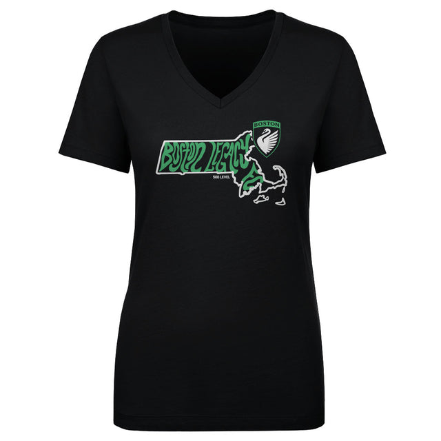 Boston Legacy FC Women's V-Neck T-Shirt | 500 LEVEL