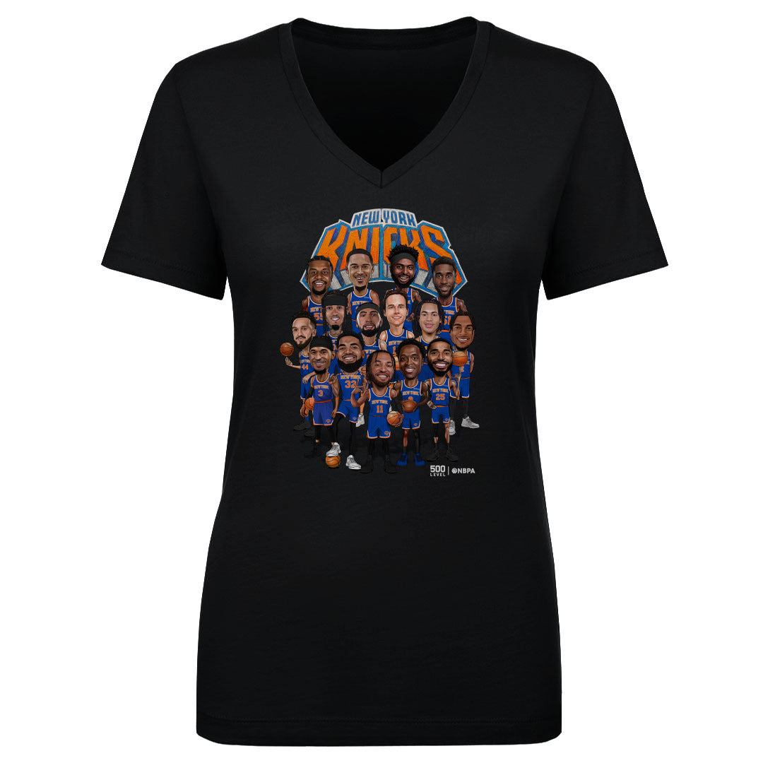 New York Knicks Women's V-Neck T-Shirt | 500 LEVEL