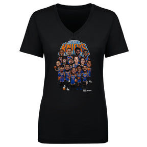 New York Knicks Women's V-Neck T-Shirt | 500 LEVEL
