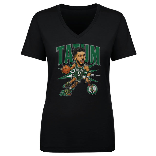 Jayson Tatum Women's V-Neck T-Shirt | 500 LEVEL