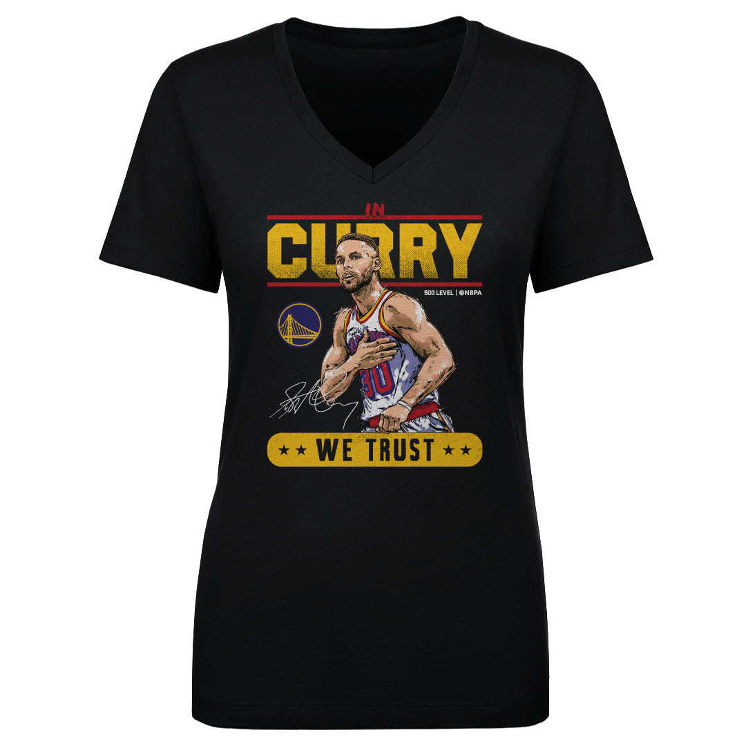 Steph Curry Women's V-Neck T-Shirt | 500 LEVEL