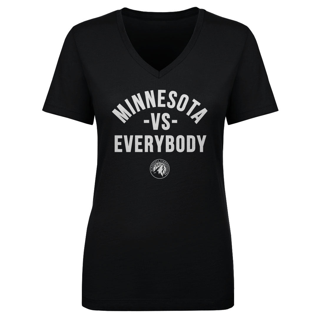 Minnesota Timberwolves Women's V-Neck T-Shirt | 500 LEVEL