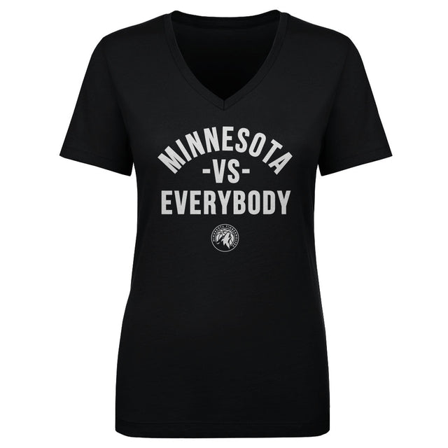 Minnesota Timberwolves Women's V-Neck T-Shirt | 500 LEVEL