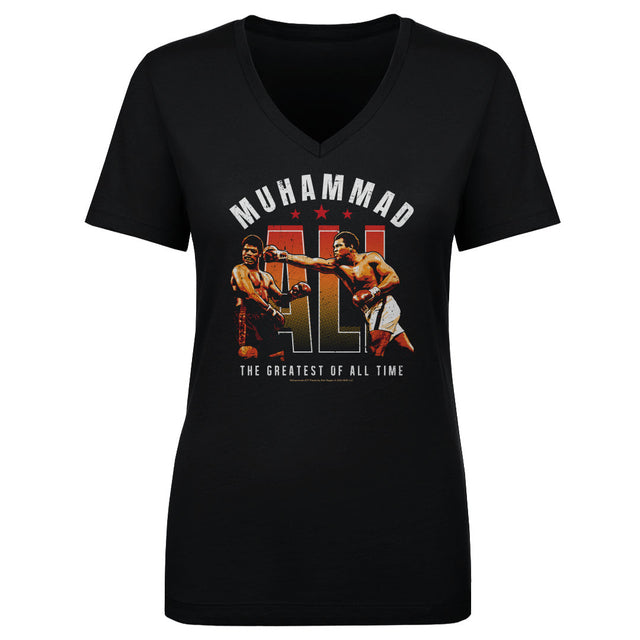 Muhammad Ali Women's V-Neck T-Shirt | 500 LEVEL