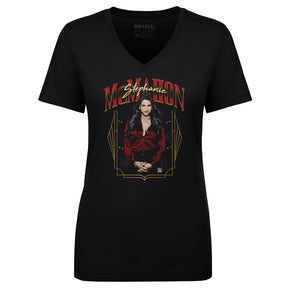 Stephanie McMahon Women's V-Neck T-Shirt | 500 LEVEL