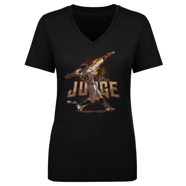 Aaron Judge Women's V-Neck T-Shirt | 500 LEVEL