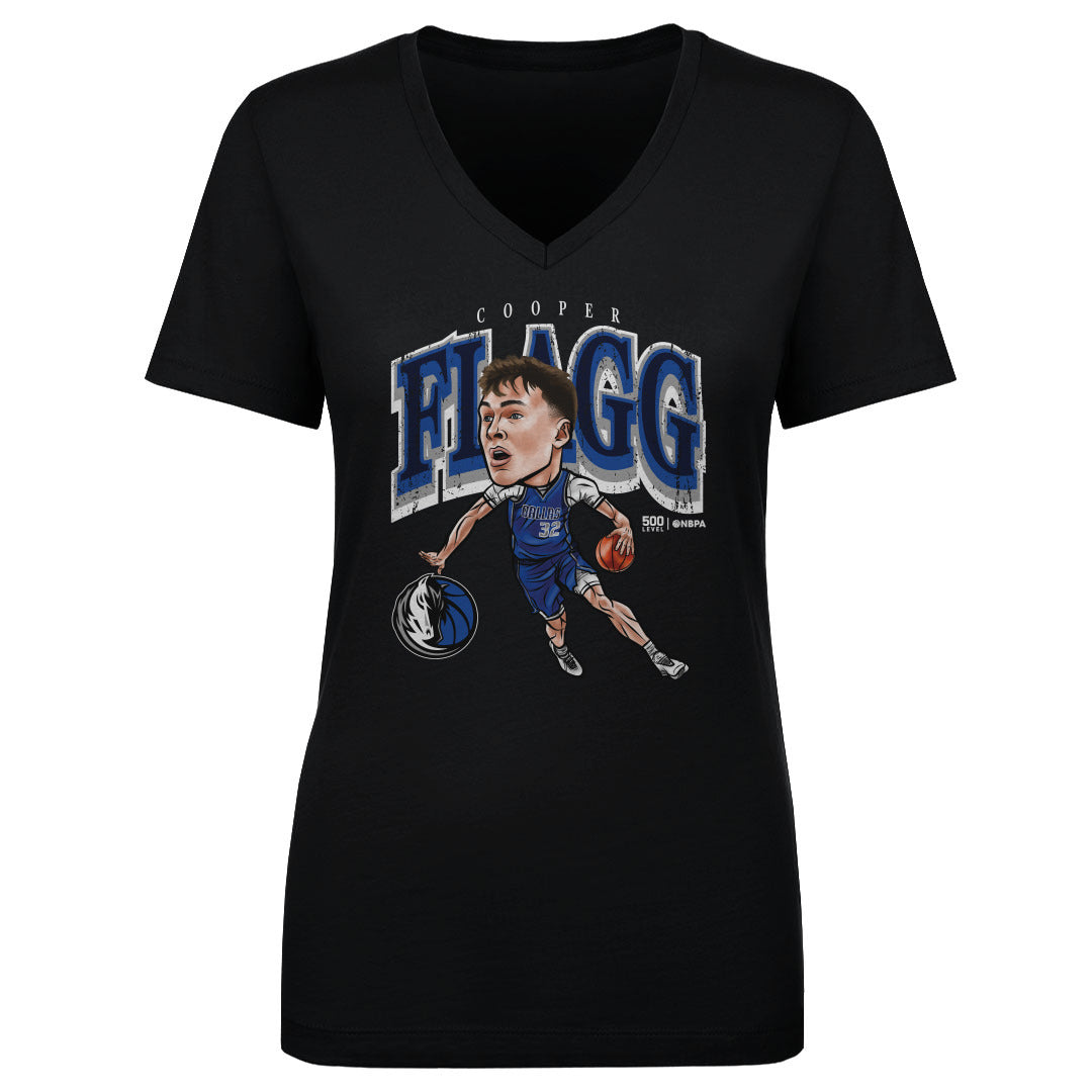 Cooper Flagg Women's V-Neck T-Shirt | 500 LEVEL