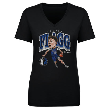 Cooper Flagg Women's V-Neck T-Shirt | 500 LEVEL