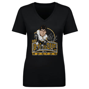 Ray Bourque Women's V-Neck T-Shirt | 500 LEVEL