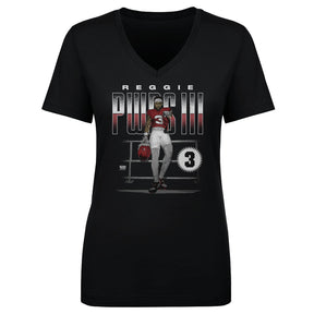 Reggie Powers III Women's V-Neck T-Shirt | 500 LEVEL