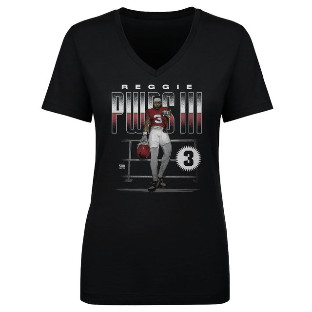 Reggie Powers III Women's V-Neck T-Shirt | 500 LEVEL