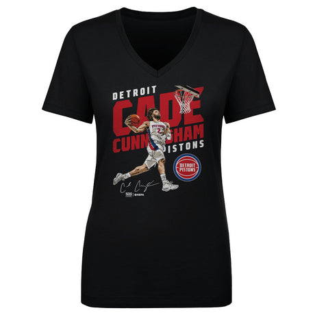 Cade Cunningham Women's V-Neck T-Shirt | 500 LEVEL
