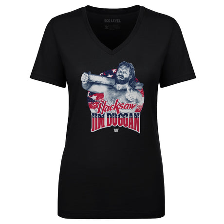 Hacksaw Jim Duggen Women's V-Neck T-Shirt | 500 LEVEL