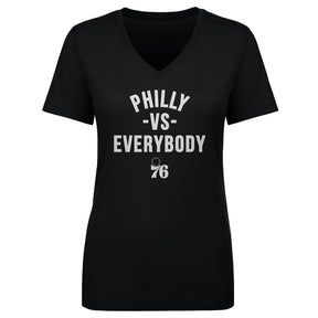 Philadelphia 76ers Women's V-Neck T-Shirt | 500 LEVEL