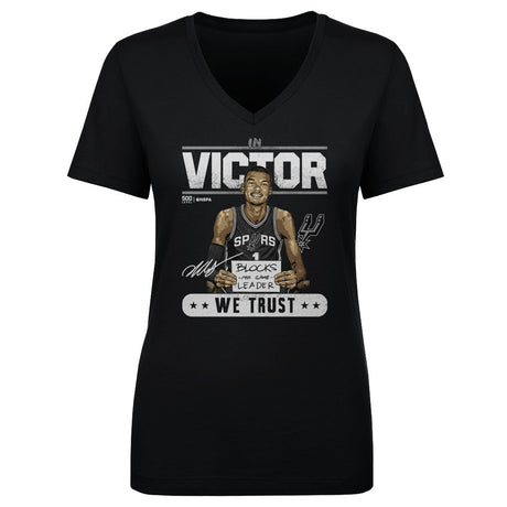 Victor Wembanyama Women's V-Neck T-Shirt | 500 LEVEL