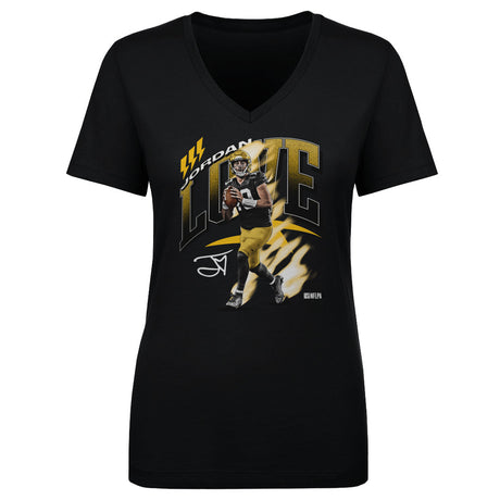 Jordan Love Women's V-Neck T-Shirt | 500 LEVEL