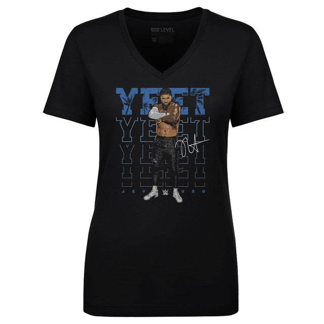 Jey Uso Women's V-Neck T-Shirt | 500 LEVEL