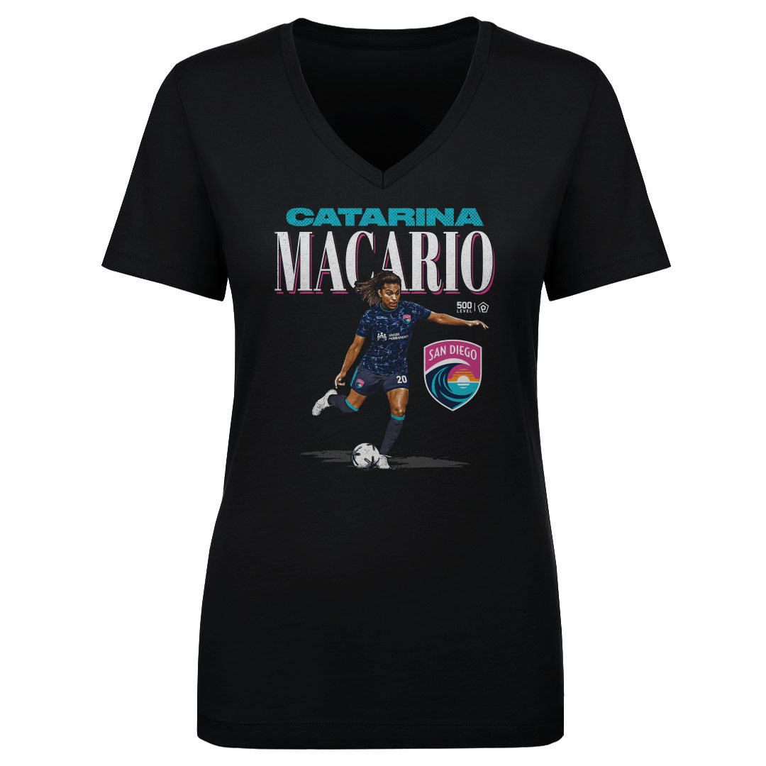 Catarina Macario Women's V-Neck T-Shirt | 500 LEVEL