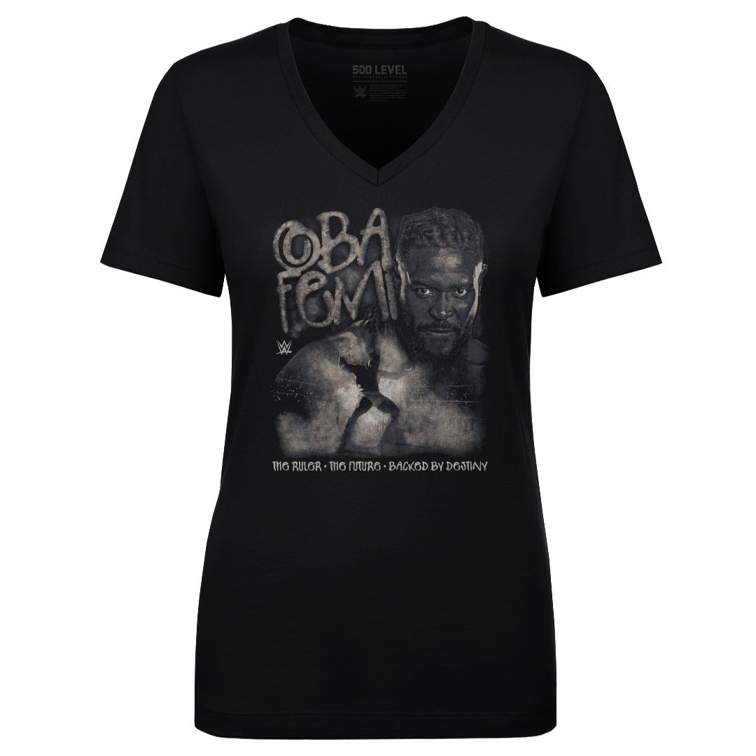 Oba Femi Women's V-Neck T-Shirt | 500 LEVEL