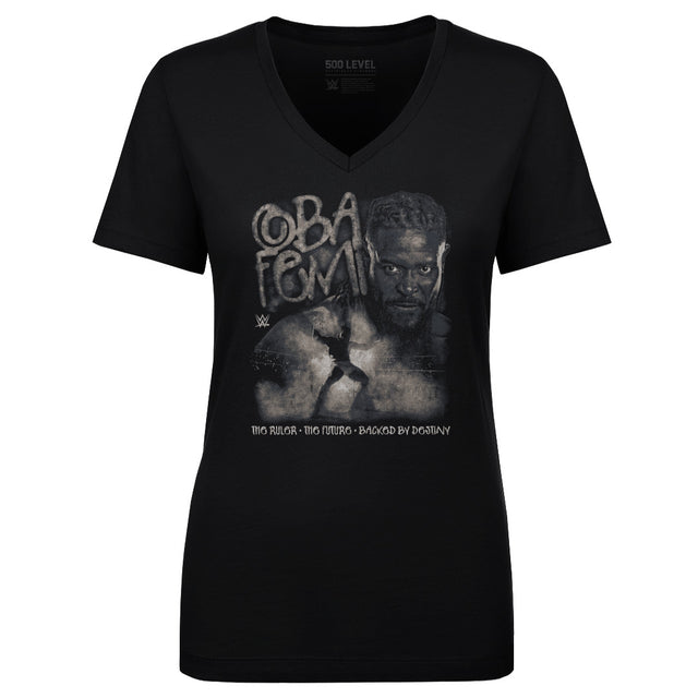 Oba Femi Women's V-Neck T-Shirt | 500 LEVEL